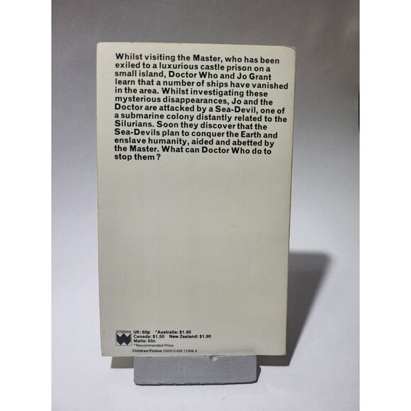 Malcolm Mulke DOCTOR WHO AND THE SEA DEVILS 1974 70s Vintage Doctor Who Target - Picture 2 of 2